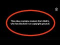 This Video Contains Content From DMCL Who Has Blocked It On Copyright Grounds Problem Solve