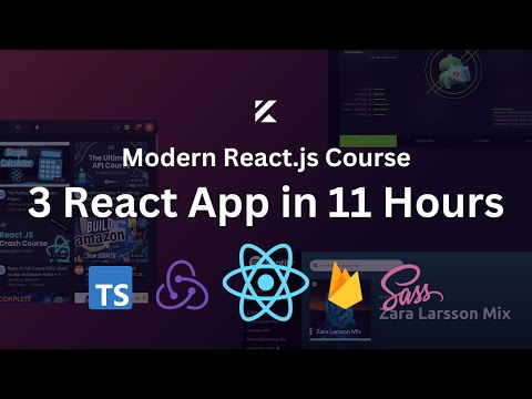 Modern React Web Development Full Course - 11 Hours - YouTube