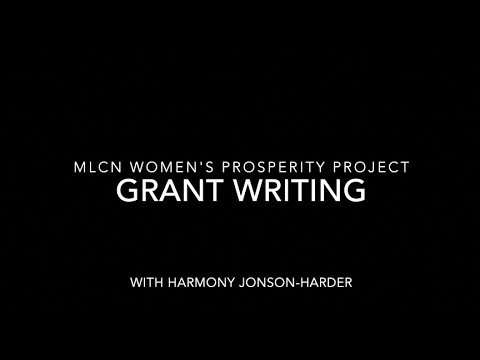 Grant Writing Harmony Workshop