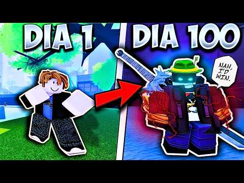 Passei 100 Dias no Jujutsu Infinite