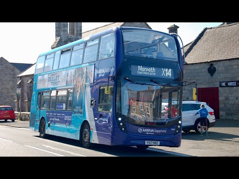 GoPro View: Arriva North East 7549 (YX17NNZ) Alexander Dennis Enviro 400 MMC