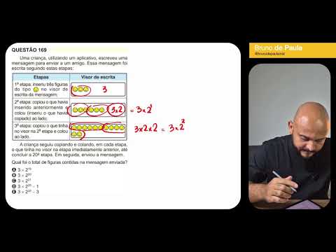 Questão 169 - Caderno Amarelo | MATEMÁTICA ENEM 2024
