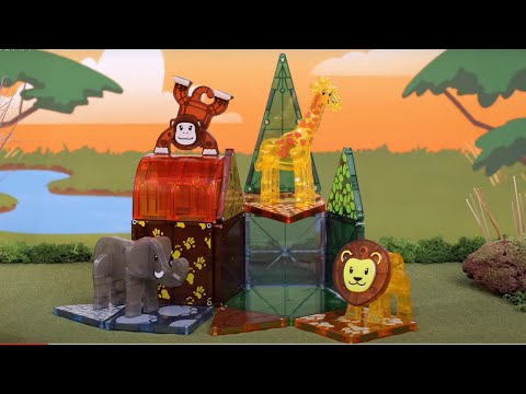 Slide 10 - *Magna-Tiles Safari Set, 25 Pieces (video)