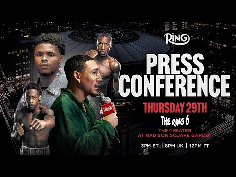 Teofimo Lopez vs Shakur Stevenson | LIVE FINAL PRESS CONFERENCE | The Ring VI