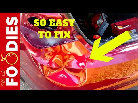 How To Fix A Dent in A Plastic Car Bumper With Boiling...