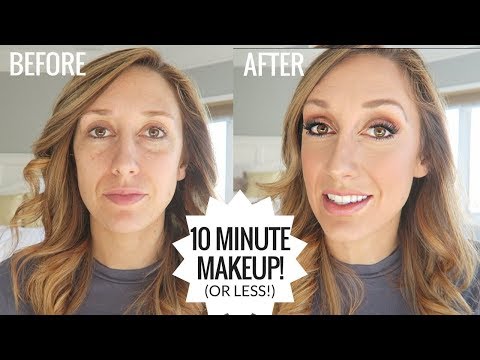 10 Minute makeup routine | How I do my makeup, every day! Video