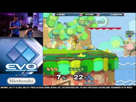 Evo 2015 - SSBM Top 8: C9 Mango vs TL Hungrybox