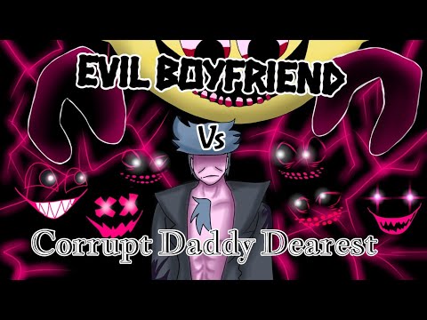 FRIDAY NIGHT FUNKIN' Evil Boyfriend vs Corrupted Daddy Dearest ♦️PARTE 1  (Animación/ Mei Cute OuO)