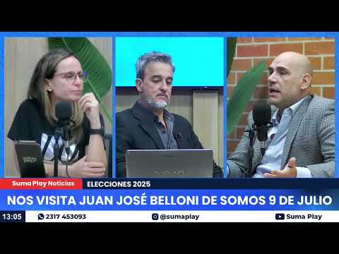 Nos visita Juan José Belloni de Somos 9 de Julio