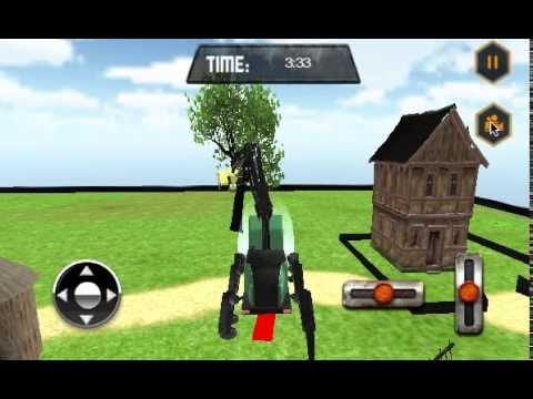 Hay Farm Truck Driver Logs 3D Video