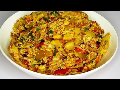 Mackerel fish in Scrambled eggs | so yummy and delicious