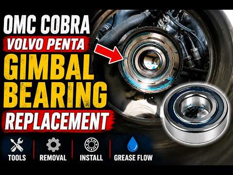 OMC Cobra Volvo Penta Gimbal Bearing Replacement