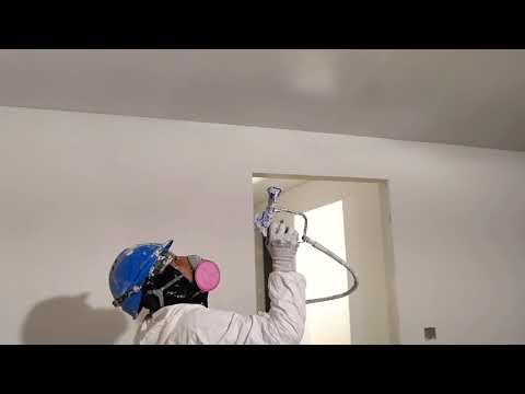 #Airless Graco Mark V Pro Contractor aplicando Empaste ultra fino. Premium