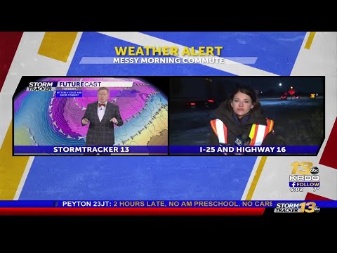 Dangerous road conditions: Cars rollover and spin out on I-25 in Colorado Springs