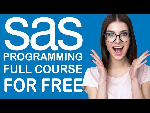 SAS Tutorials For Beginners✔How To Learn SAS Programming ✔SAS Programming Full Course For Free👌👍