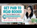 30 Ways to Earn for Book Lovers | Book Reader and Reviewer Online Jobs