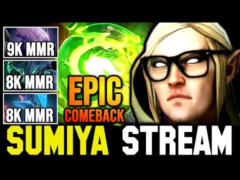 SUMIYA 73K Damage Unreal Comeback in Top Rank Game | Sumiya Invoker Stream Moment #813
