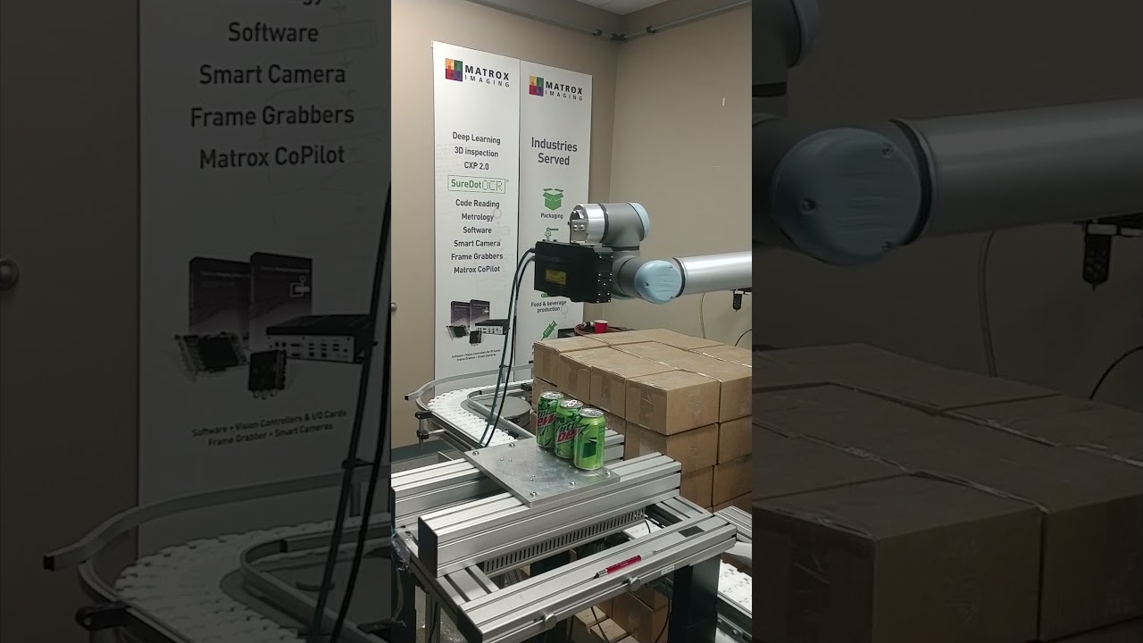 Matrox Altiz 3D Profiler Sensor with a Universal Robots UR10e Collabrative Robot