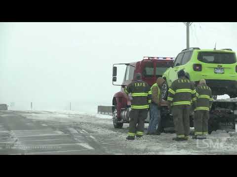 01-21-2023 Hays, KS -  Interstate 70 Closed - Winter Storm Warning