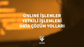 Kamu SM - Yetkili İşlemleri Hata Ekranları