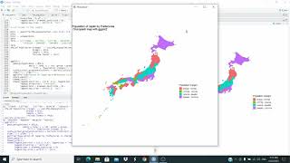 Download the video "Maps with R: choropleth map with ggplot2 (set range values for the legend) | map of Japan || 02"