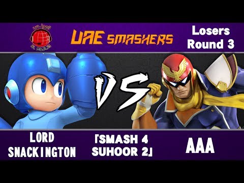 Smash 4 Suhoor 2: Lord Snackington (Mega Man) vs AAA (C. Falcon) - Singles LR3