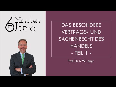 The special contract and property law of commerce - Part 1