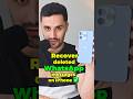 Recover Deleted WhatsApp Messages On IPhone From ICloud
