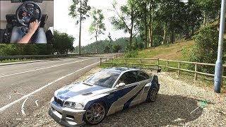 NFS Most Wanted M3 GTR - Forza Horizon 4 | Logitech g29 gameplay