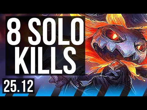 VEIGAR vs YONE (MID) | 8 solo kills, 18/4/8, 500+ games, Dominating | KR Master | 25.12
