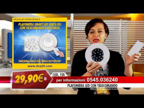 PLAFONIERA SMART LED CON TELECOMANDO | DXA24.COM