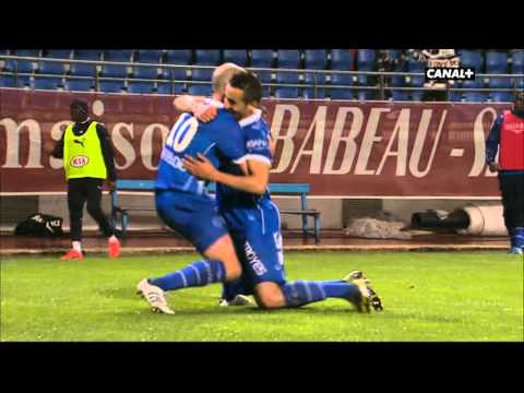 But de Fabien Camus lors du match troyesgirondins de bordeaux- 18-05-2013