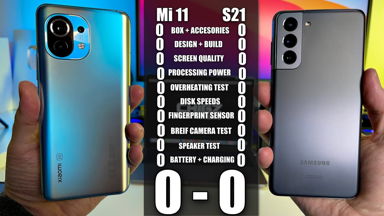 Xiaomi Mi 11 vs Samsung S21 - EXTREME Comparison! - Head to Head Flagship Battle! Who Wins?