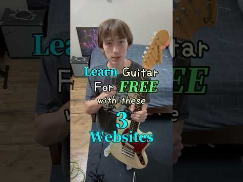 Learn Guitar For FREE with these websites! #guitar #electricguitar #rock #music #guitarist #musician