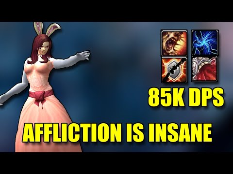 AFFLICTION IS INSANE! 85K DPS EVERY MATCH - 10.1 DRAGONFLIGHT PVP BUALOCK