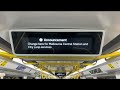 Metro Tunnel Onboard Announcements