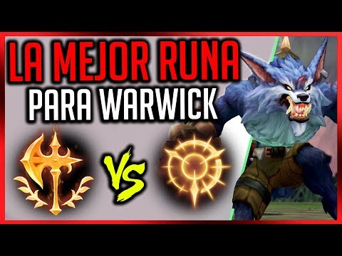 ¿CONQUISTADOR es la MEJOR RUNA para WARWICK?