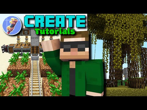 Minecraft Create Mod: Ultimate Tree Farm Tutorial