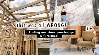 this was all WRONG! + finding our stone countertops and furniture! | XO, MaCenna
