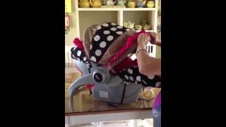 How to Remove Car Seat Canopy | www.spoiledbabybylillyrosedesigns.com
