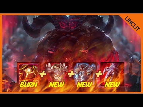 AOE BURNING ENEMIES WITH NEW SUNBORN AEGIS MYTHIC ON ORNN! - SEASON 11 - League of Legends