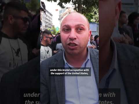 Palestinians mark 'Nakba' anniversary as thousands flee Gaza's Rafah | AFP #shorts