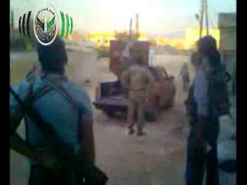 التصدي للطيران الحربي في معرة النعمان من قبل كتيبة مروان الحديد