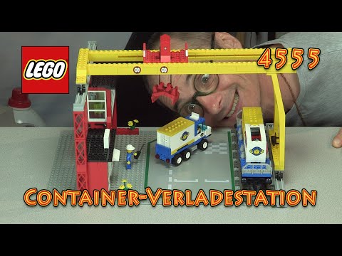 LEGO® 4555-1 Review: Container-Verladestation aus der 9-Volt Zeit vom Jahr 1995 - LY-00459