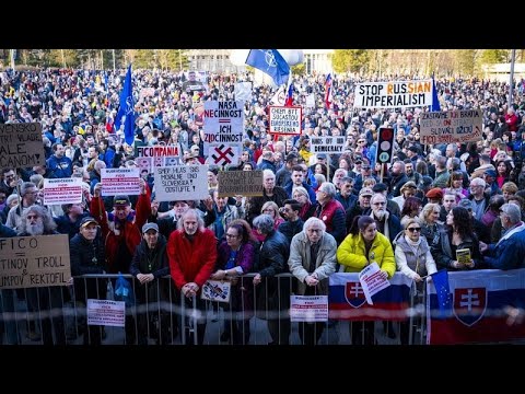 Weitere Demonstrationen gegen Ministerpräsident Fico in der Slowakei