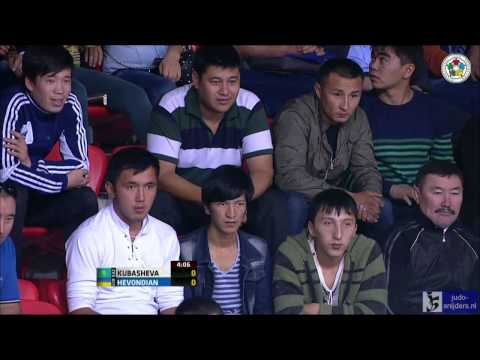 Judo 2013 Grand Prix Almaty: Kubasheva (KAZ) - Hevondian (UKR) [-57kg] bronze