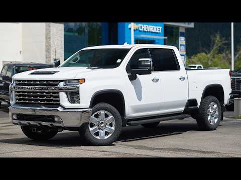 2020 Chevrolet Silverado 3500HD 4WD Crew Cab Standard Box LTZ in White for sale at Salmon Arm Chevrolet Buick GMC in Salmon Arm, BC