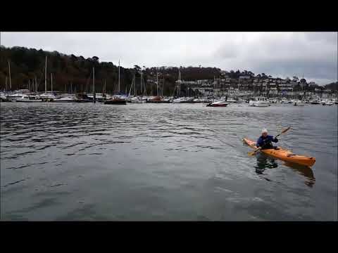 edge to turn with low brace return sea kayak