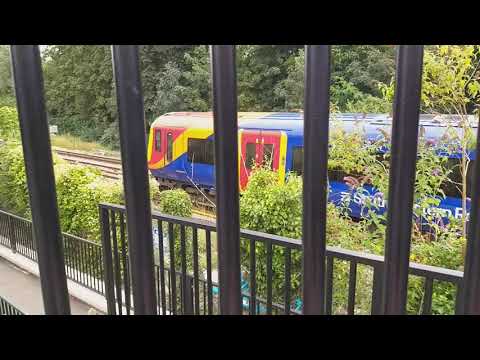 SWR Class 458 At Feltham Train Station.