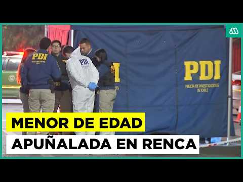 Pelea termina con menor de edad apuñalada en Renca
